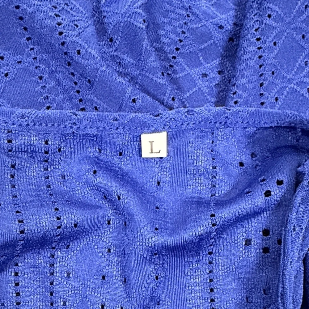 Blue Button-Down Sleeveless Dress Size Large